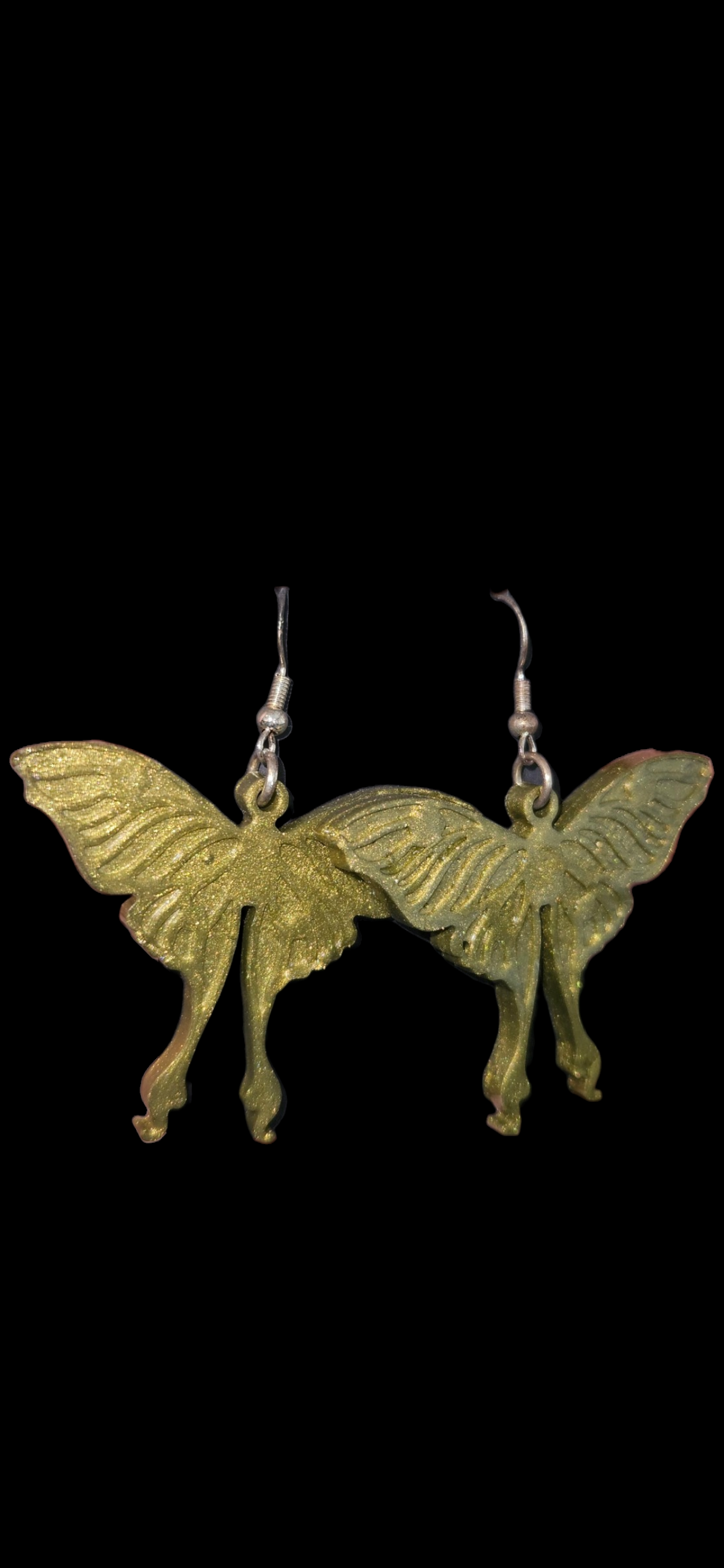 Metallic Green Butterflies