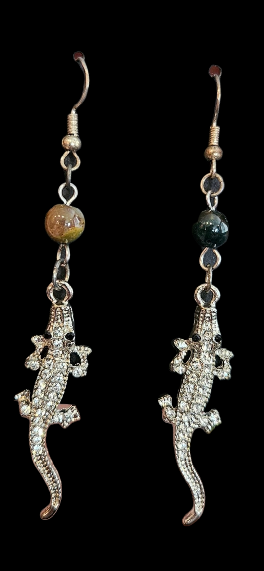 Gator Earrings