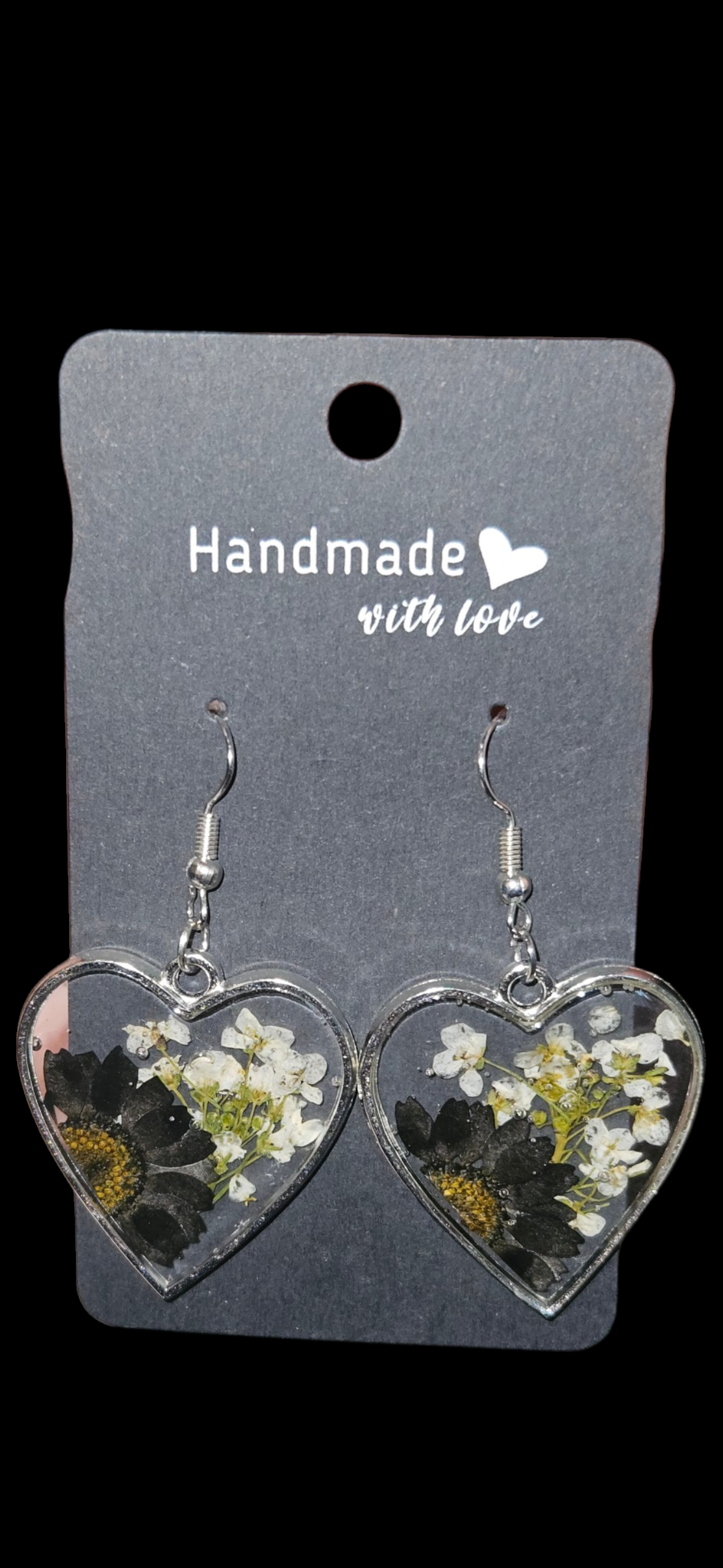 Hearts & Flower Earrings